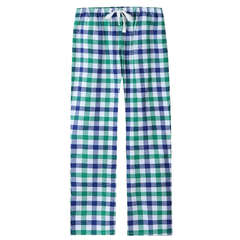 Checks Blue White Green