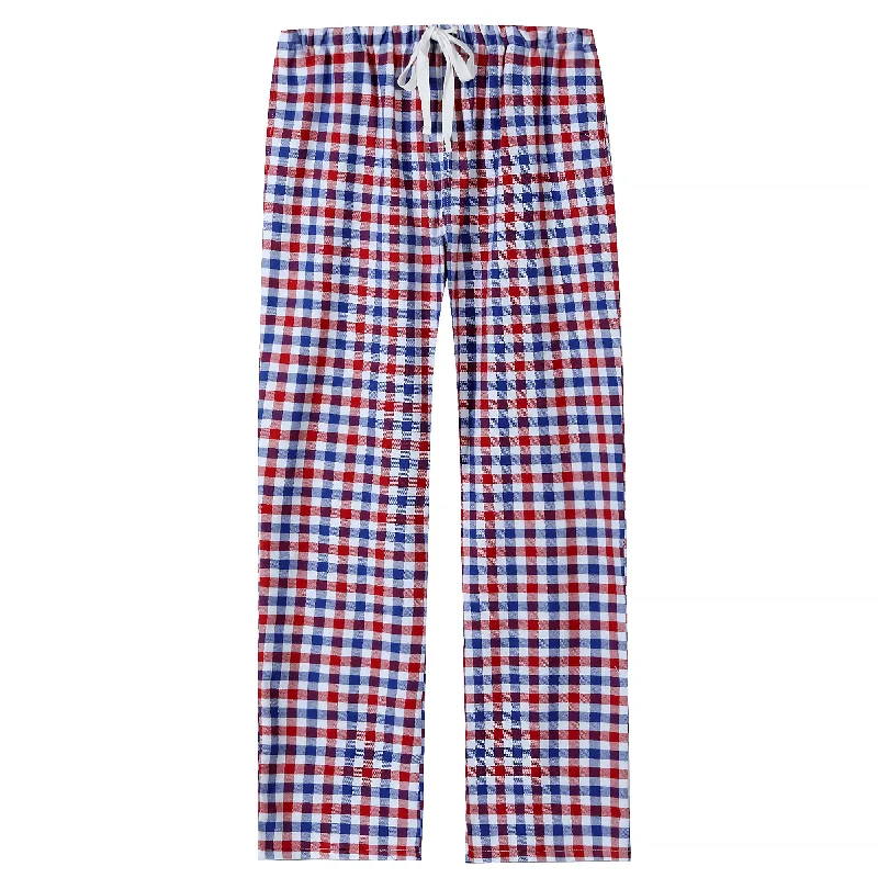 Checks Red White Blue