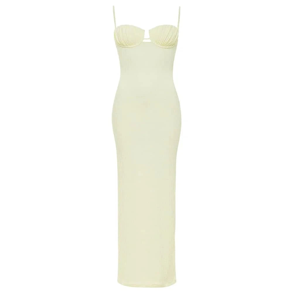 Petal Long Slip Dress