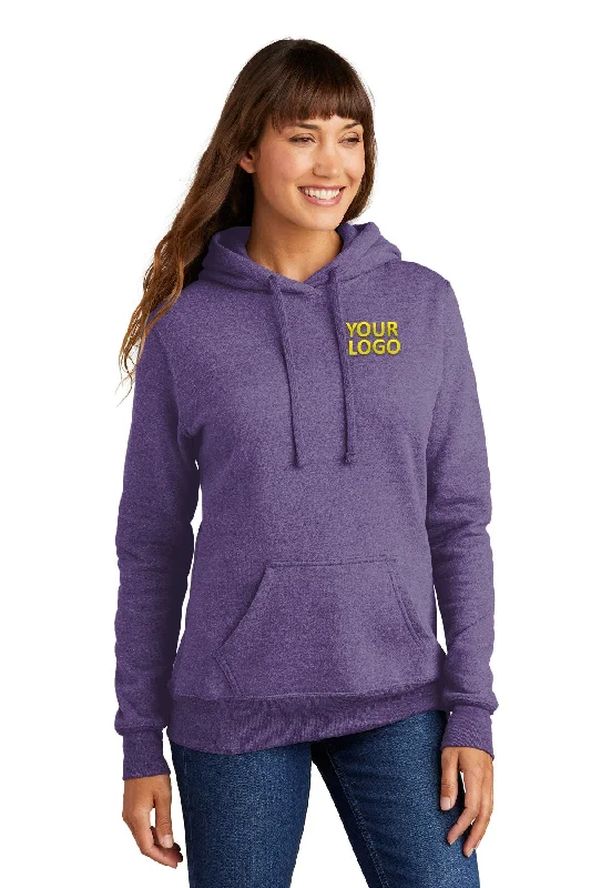 Port & Company Ladies Core Fleece Customized Hoodies, Heather Purple Hoodie Jacket Zipper Layering Port & Company Ladies Core Fleece Customized Hoodies, Heather Purple Hoodie Jacket Zipper Layering