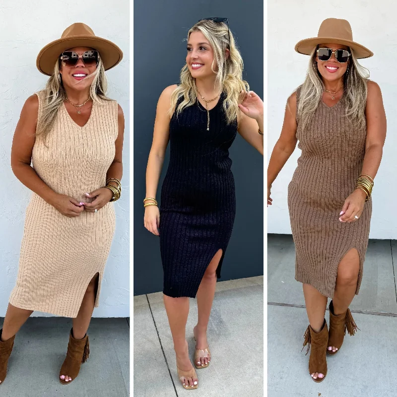 Livvy Sweater Dress in Three Colors