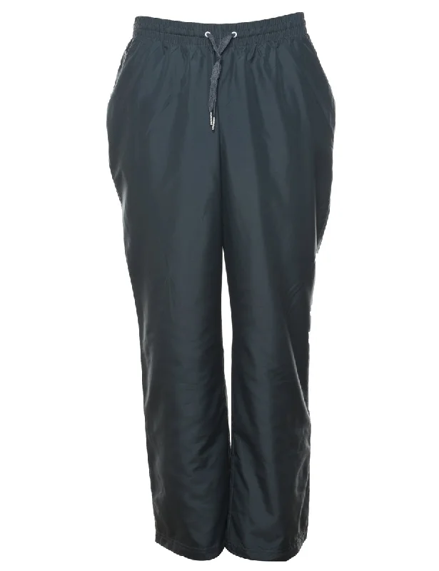 Reebok Grey Track Pants - W32 L32 Slim-Fit Leggings