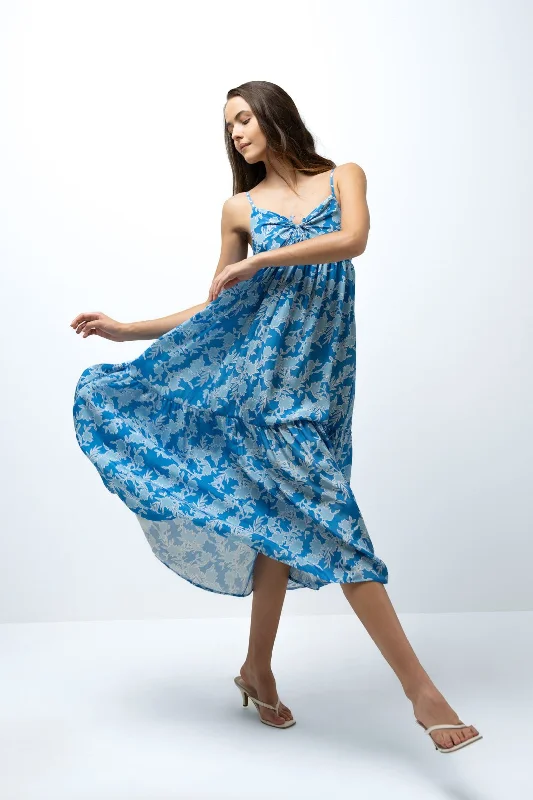 RING DETAIL STAPPY DRESS