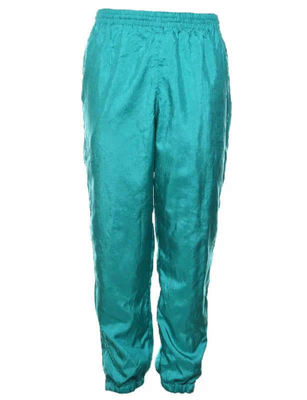 Turquoise Track Pants - W30 L29 Modern Skinny Pants