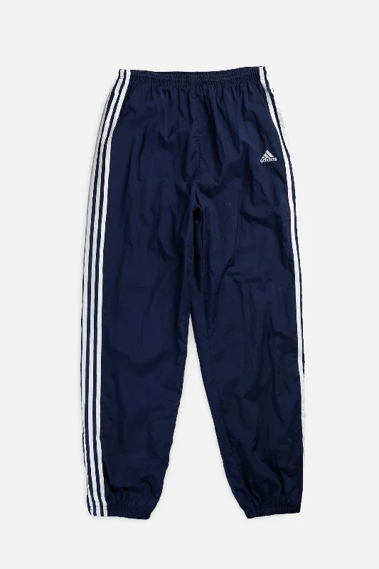 Vintage Adidas Windbreaker Pants - L Trendy High-Waist Trousers