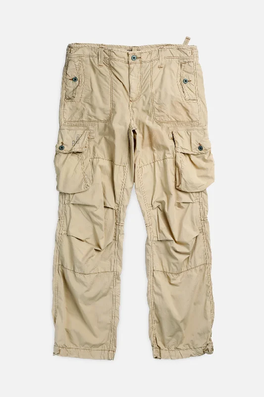 Vintage Cargo Pants - XL Formal Linen Trousers