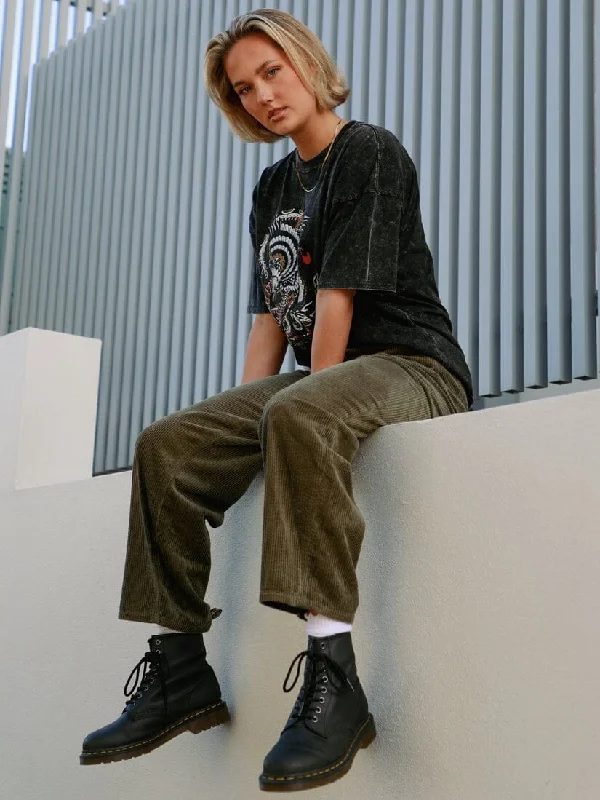 Volcom Weellow Cord Pants Elegant Wool Trousers