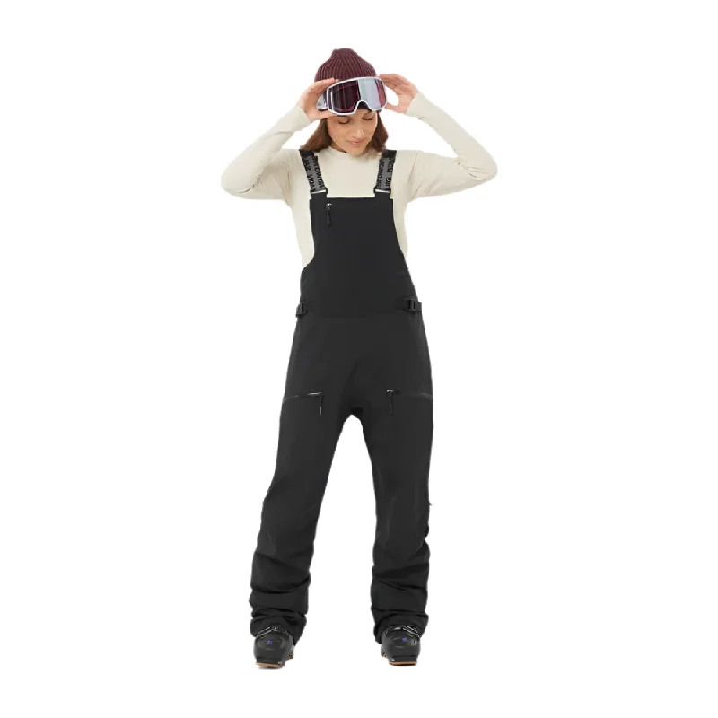 Absolute Bib Ski Pants - Womens Warm Wool Trousers