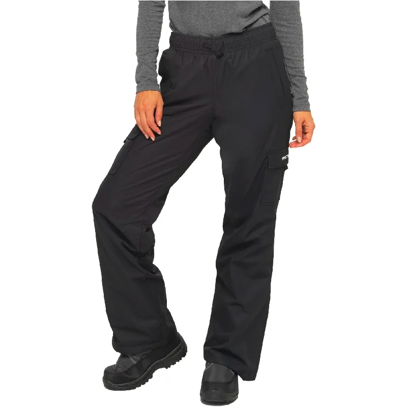 Arctix Womens Lumi Fleece Lined Cargo Pants Short Wide-Legged Palazzos