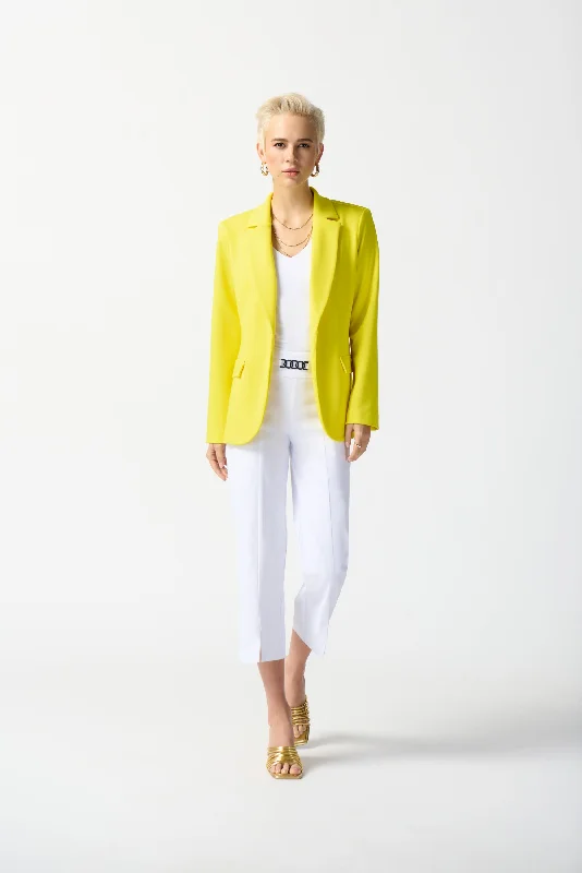 Joseph Ribkoff Millennium Straight Crop Pants Relaxed High-Waist Trousers