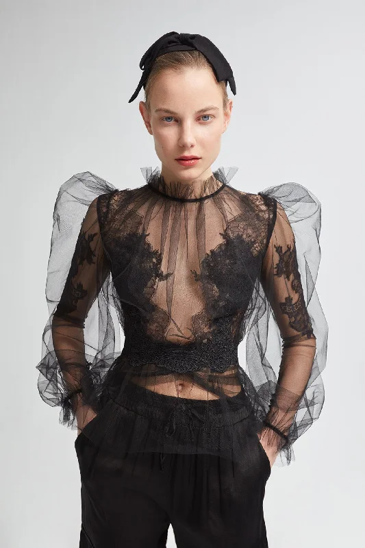 Embroidered top with pants Stylish Paperbag Waist Pants