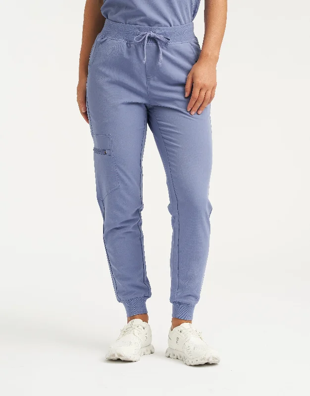 Essential Jogger Scrub Pants - Nova Blue Fashionable Sporty Pants