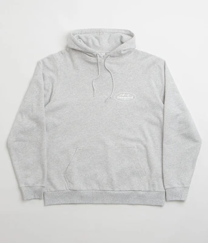 Gramicci Mountaineering Hoodie - Grey Heather Hoodie with Tied Waist Feminine Flattering Gramicci Mountaineering Hoodie - Grey Heather Hoodie with Tied Waist Feminine Flattering