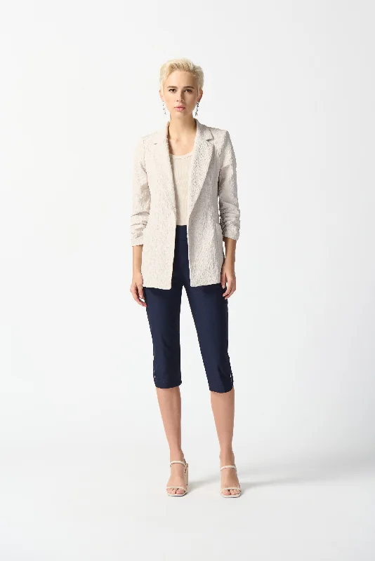 Joseph Ribkoff Millennium Capri Pull-On Pants Stretch Fit Pants