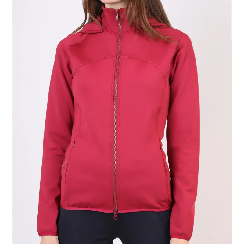 Montar Liza Hoody With Rosegold Crystals Full Zip Hoodie with Hem Embroidery Detailed Premium Montar Liza Hoody With Rosegold Crystals Full Zip Hoodie with Hem Embroidery Detailed Premium