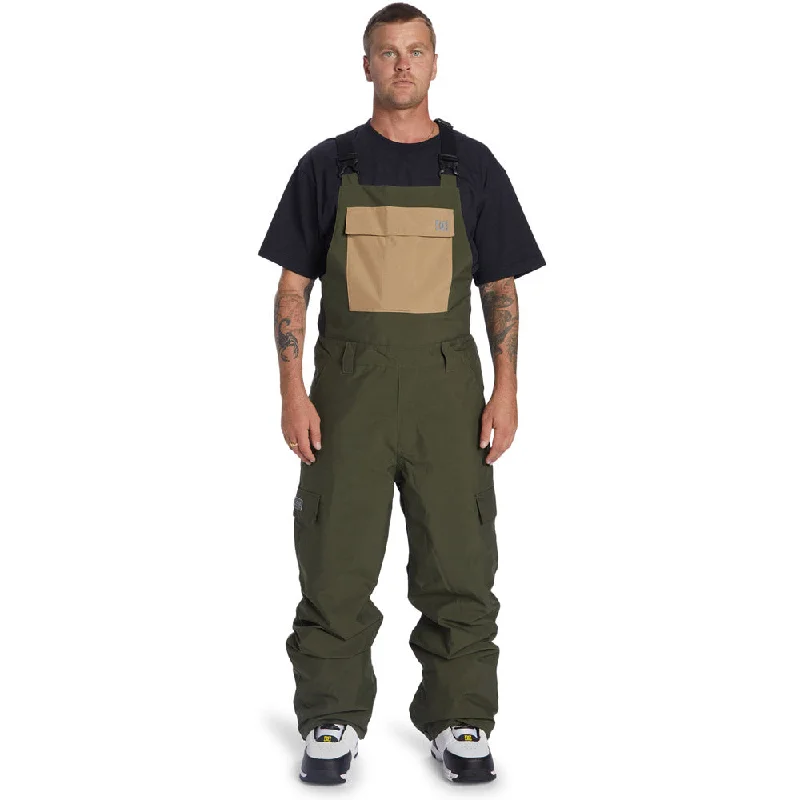 Docile Bib Snowboard Pants Elegant High-Waist Pants