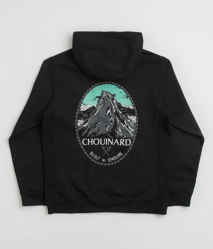 Patagonia Chouinard Crest Uprisal Hoodie - Black Hoodie with Front Slit Layering Stylish Patagonia Chouinard Crest Uprisal Hoodie - Black Hoodie with Front Slit Layering Stylish