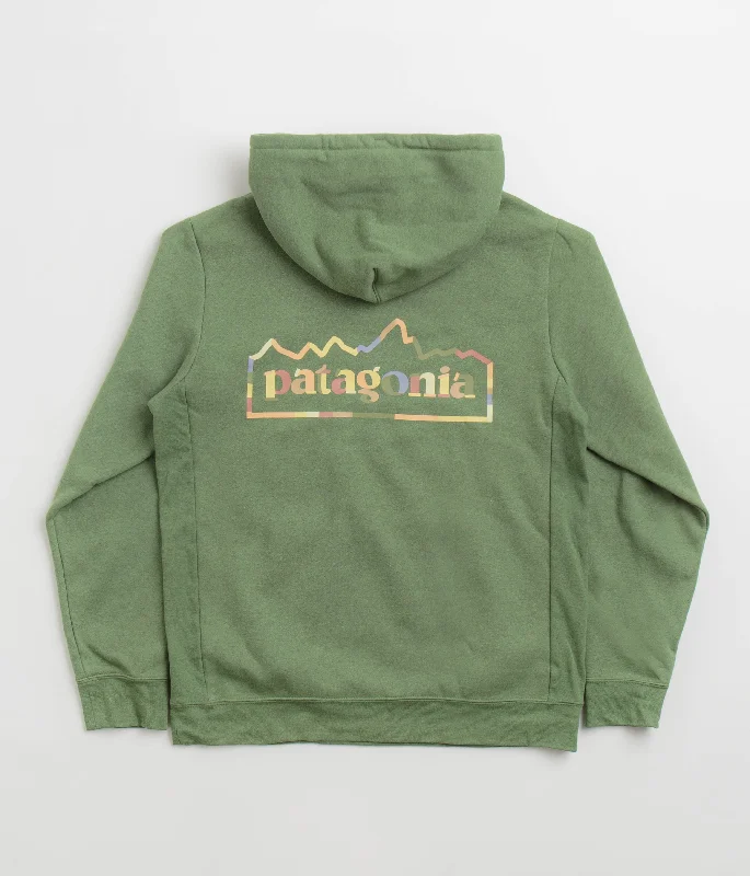 Patagonia Unity Fitz Uprisal Hoodie - Terrain Green Hoodie with Double Zipper Versatile Adjustable Patagonia Unity Fitz Uprisal Hoodie - Terrain Green Hoodie with Double Zipper Versatile Adjustable