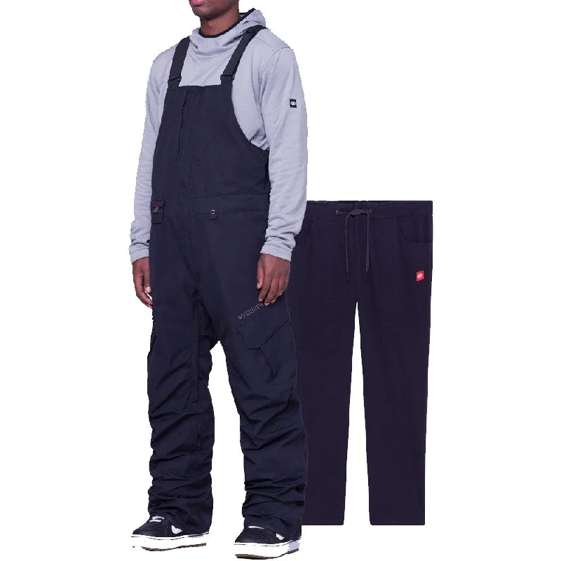 Smarty 3-In-1 Cargo Bib Snowboard Pants Casual Plaid Pants