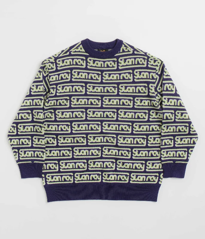 Stan Ray Knitted Sweatshirt - Moto Repeat Hoodie with Hem Embroidery Detailed Premium Stan Ray Knitted Sweatshirt - Moto Repeat Hoodie with Hem Embroidery Detailed Premium