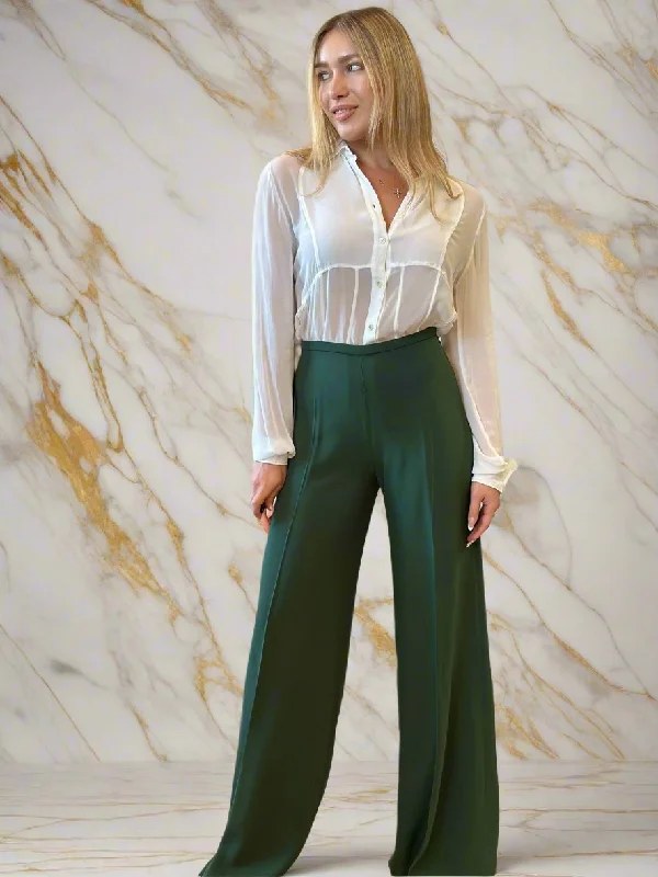 T.ba Maxi Pants High- Waisted Pants Fashionable Work Pants
