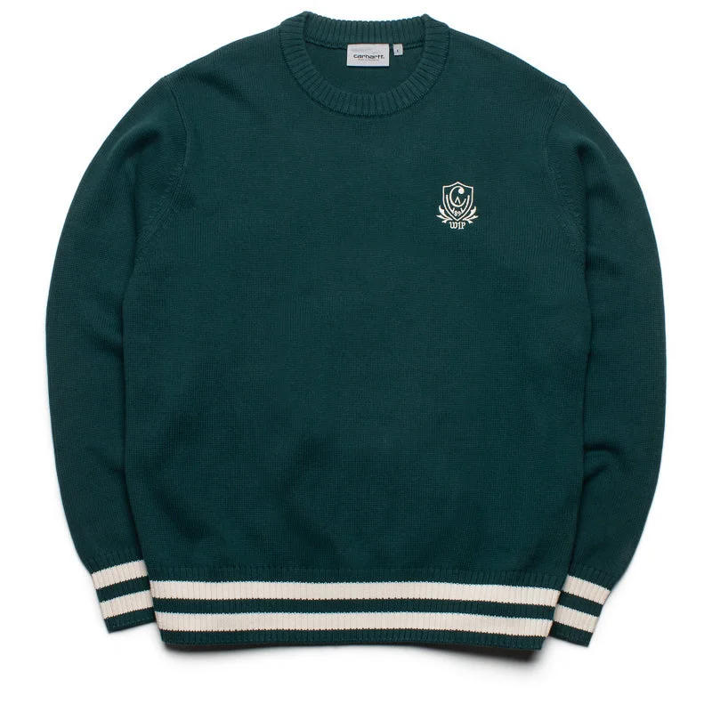 Carhartt WIP Cambridge Sweater - Chervil/Natural Stylish Fashionable Trendy