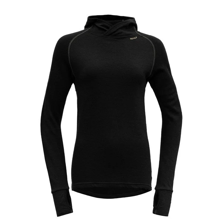 Devold Women's Expedition Merino 235 Hoody Hoodie with Strings Custom Fit Adjustable