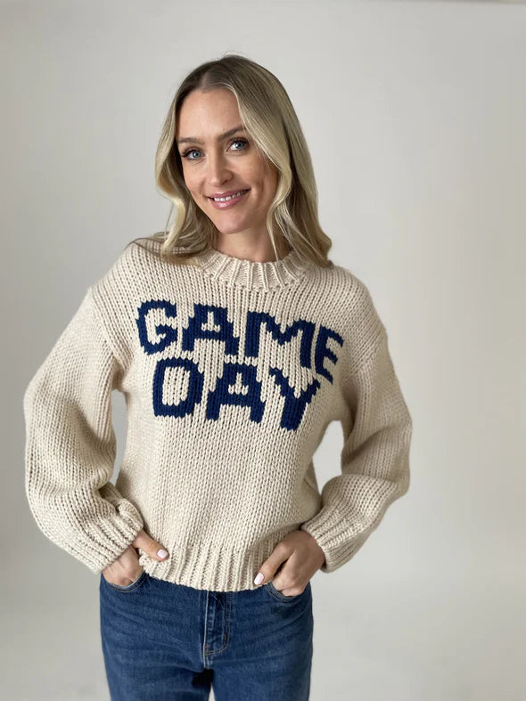 Game Day Sweater Slim Fit Regular Fit Oversized