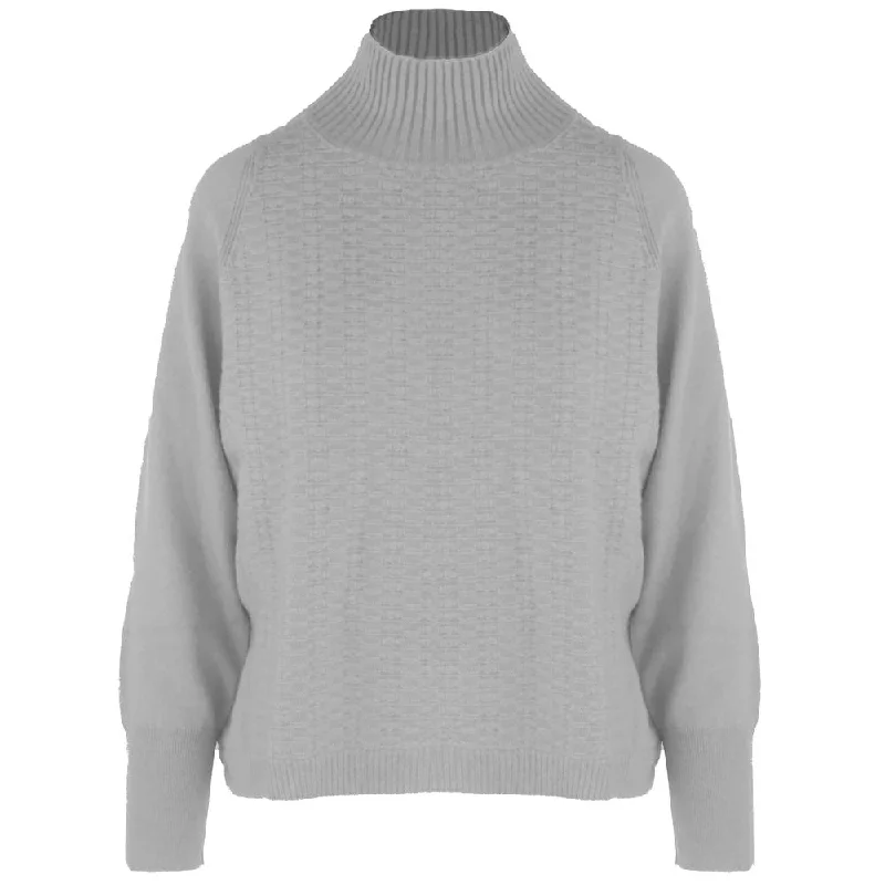 Malo Gray Cashmere Sweater Elegant Classic Vintage