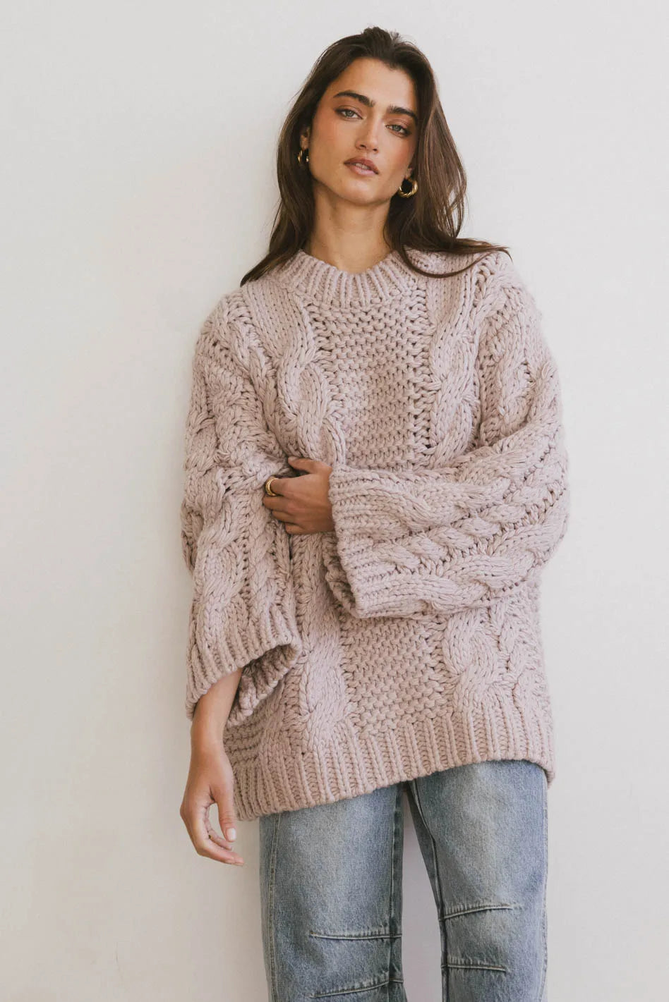 Melanie Oversized Sweater Casual Formal Business