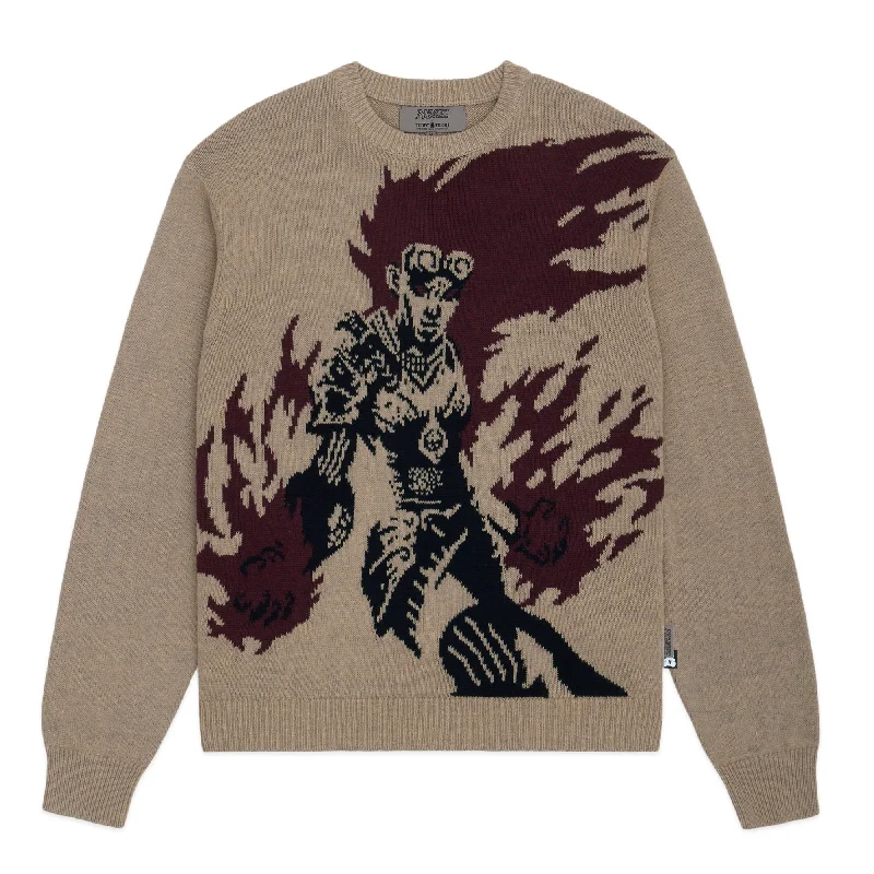 TF x Magic: The Gathering Chandra, Pyromaster Sweater Rayon Fabric Velvet Fabric Corduroy Fabric