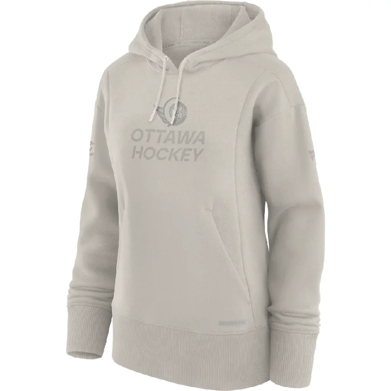 Women's Authentic Pro '24 Cotton Fleece Hoody (Fanatics) Hoodie with Reflective Safety Nightwear