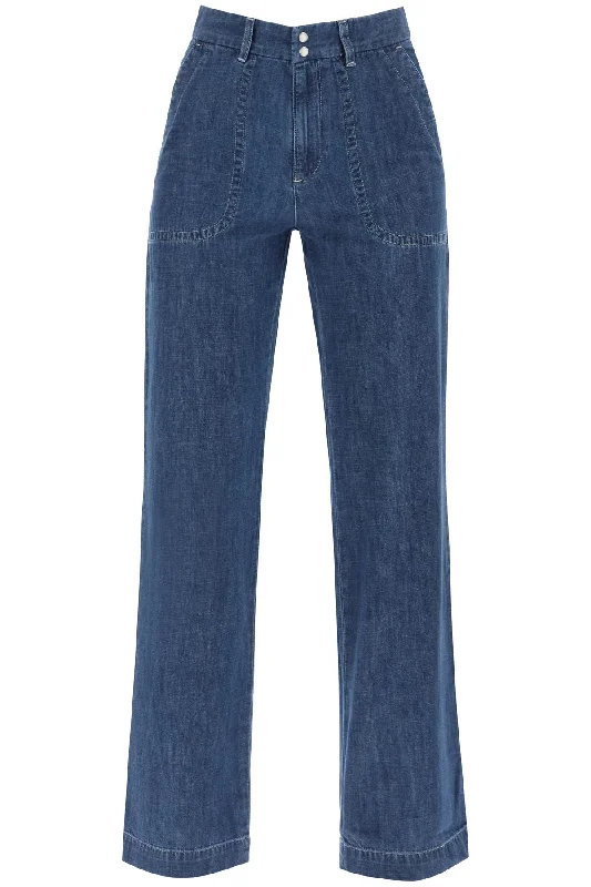 Seaside Jeans  - Blue Comfortable Ankle Jeans