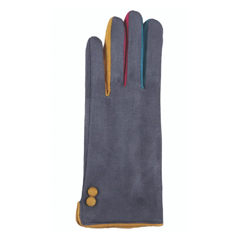 Jeanne Simmons Accessories Colored Fingers Grey Gloves (Women's) Elegant Bootcut Fit Jeans