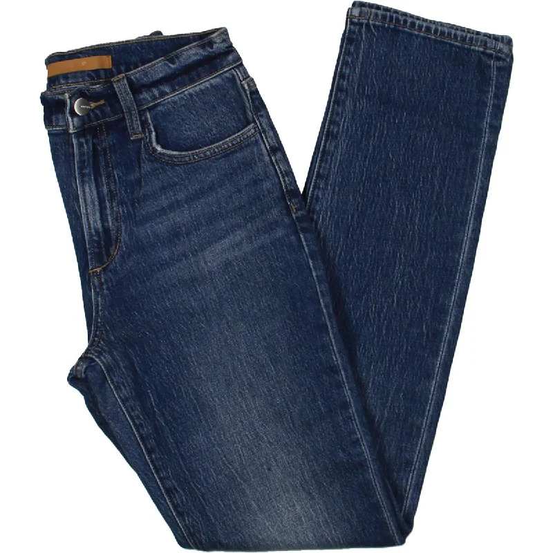 Joe's Womens The Runway Luna High-Rise Medium Wash Cigarette Jeans Fashionable Bootcut Jeans