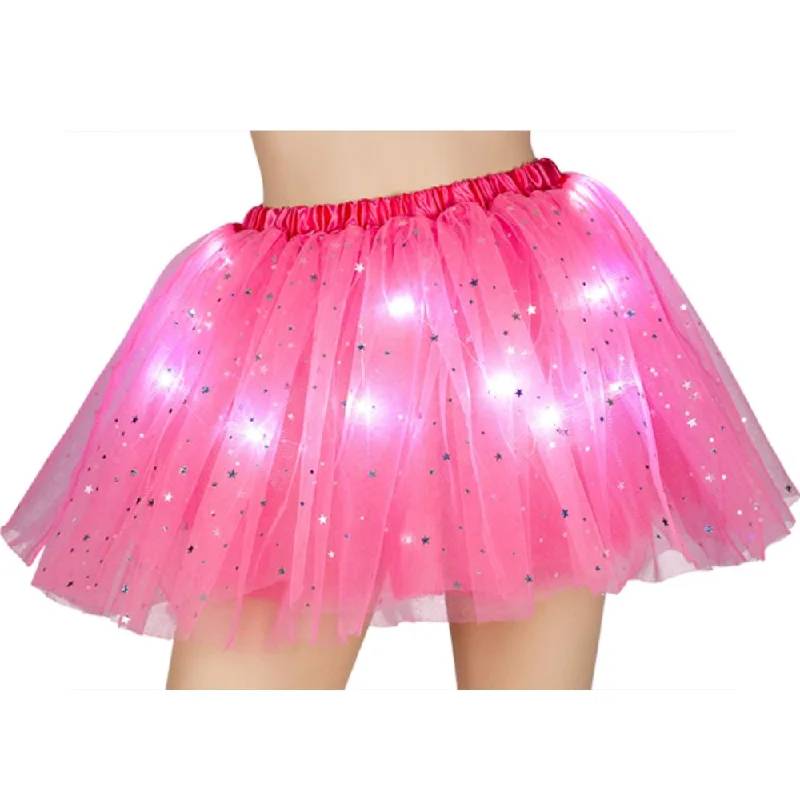 80s Lacy Ra-Ra Skirt in Hot Pink Retro Outfit Accessory cotton skirt soft