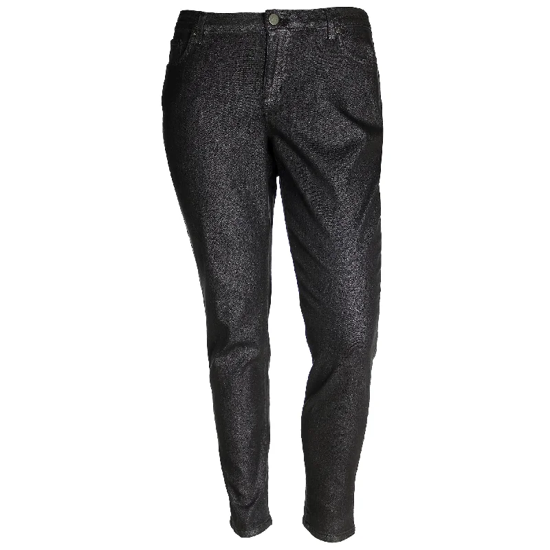 Style & Co Black Shimmer Low-Rise Jeggings Leggings Jeans Casual Light Wash Jeans