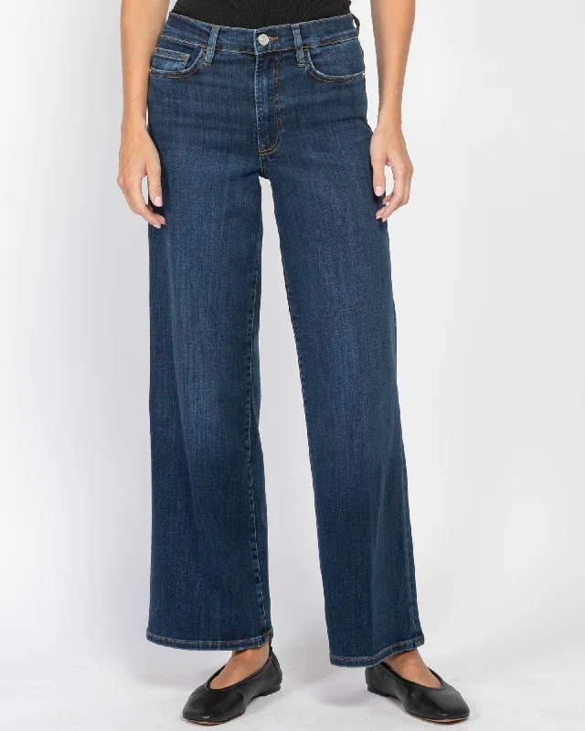 Le Slim Palazzo Jeans Comfortable Stretch Denim Jeans