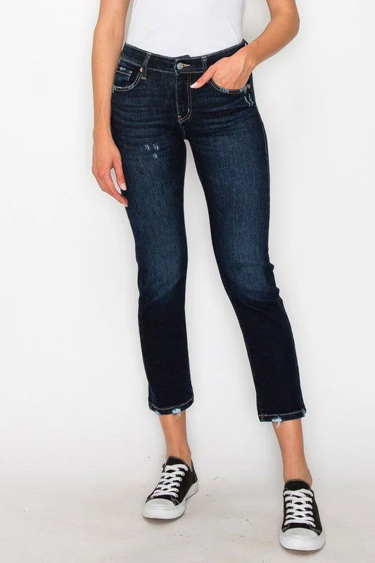 Artemis Vintage High Rise Skinny Straight Jeans Chic Vintage-Inspired Denim Jeans