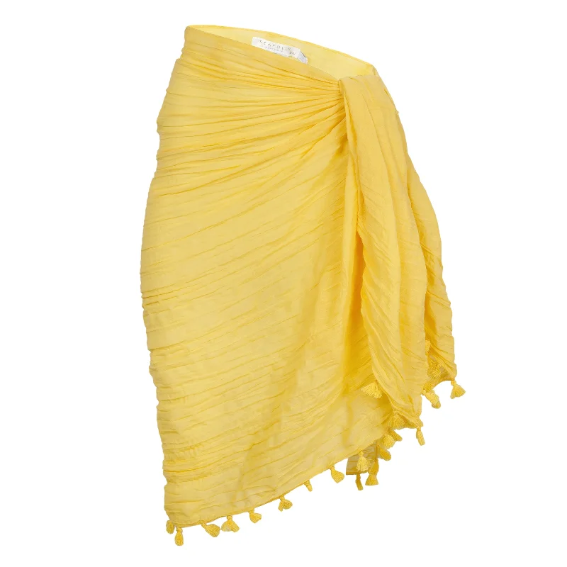 Beach Edit Cotton Gauze Sarong Tuscan Suns chiffon skirt airy