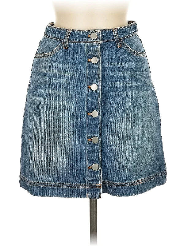Denim Skirt modal blend skirt