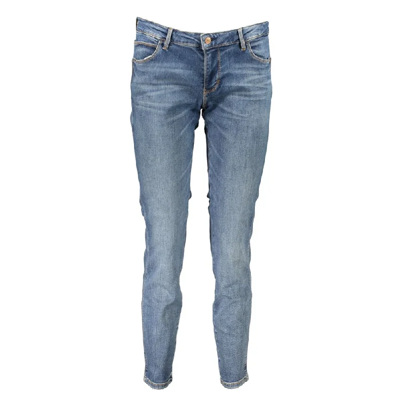 Guess Jeans Blue Cotton Jeans & Pant Cozy Relaxed Fit Denim Jeans