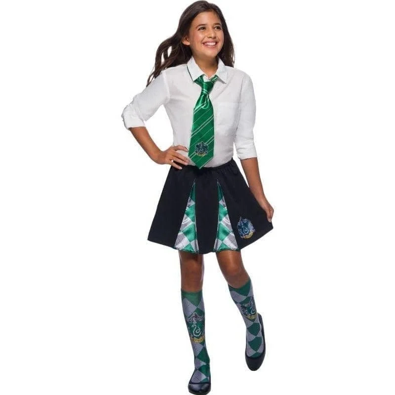 Harry Potter Slytherin Girls Skirt leather skirt bold