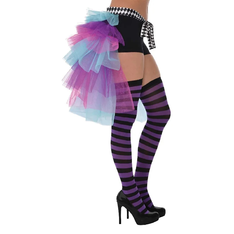 Multicoloured Bustle Tutu Skirt low waist skirt