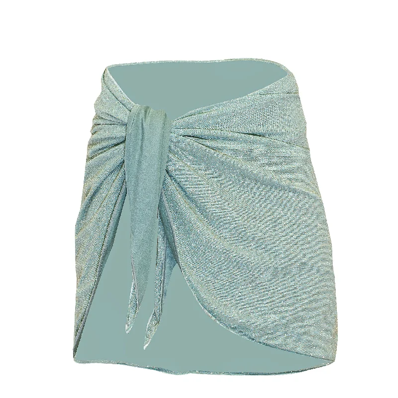 Mini Sarong in Crystal boho skirt vibe