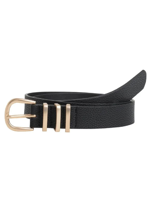 Lea Jeans Belt - Sort med Guld Trendy Low-Rise Bootcut Jeans