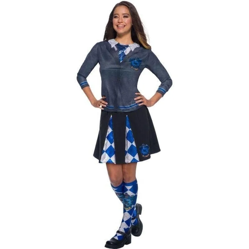 Ravenclaw Skirt Adult Harry Potter Hogwarts silk skirt smooth