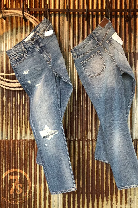 The Jayce High Rise Straight Crop Jean (Final Sale) Elegant Dark-Wash Bootcut Jeans