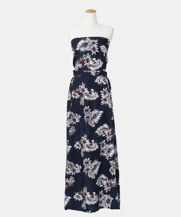 Floral Sash Skirt silk skirt sleek