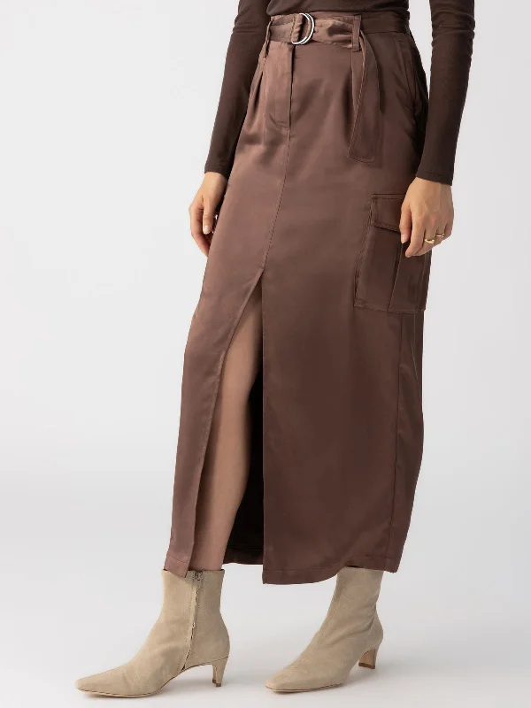 Classy Cargo Standard Rise Skirt Brown Sugar summer skirt style